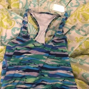 Printed lulu tank top